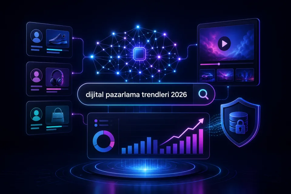 Dijital pazarlama trendleri 2026 ve yapay zekâ destekli büyüme