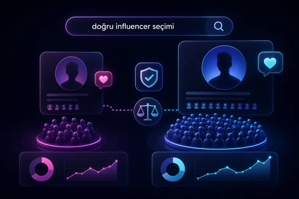 Doğru influencer seçimi için mikro ve makro hesap karşılaştırması